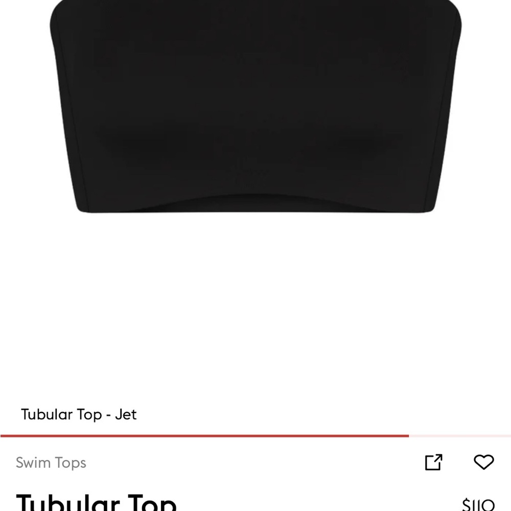 Black Tubular Women's Top